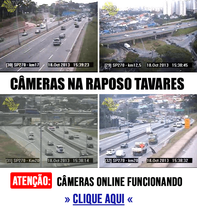 Cameras ao vivo Raposo Tavares em Presidente Prudente